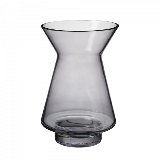 Glass - Levin Vase - Smokey Grey