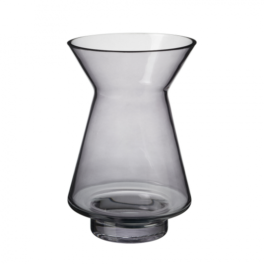 Glass - Levin Vase - Smokey Grey