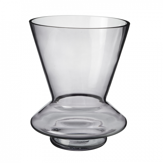 Glass - Levin Vase - Smokey Grey