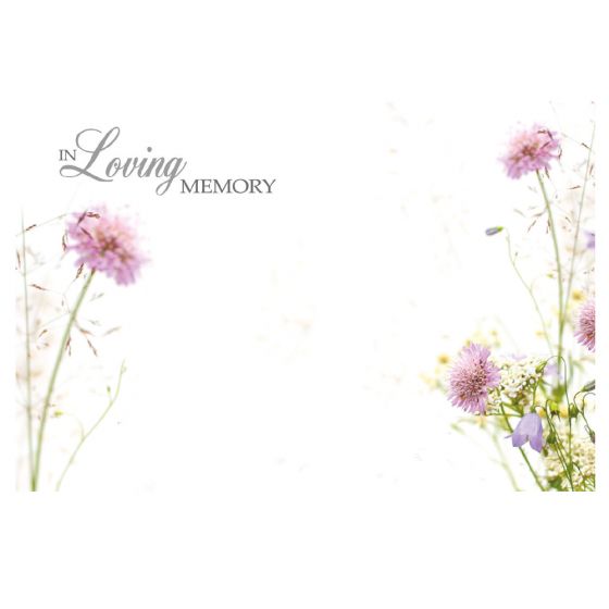 Greeting Card - In Loving Memory