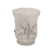 Glass - Votive - Snowflake