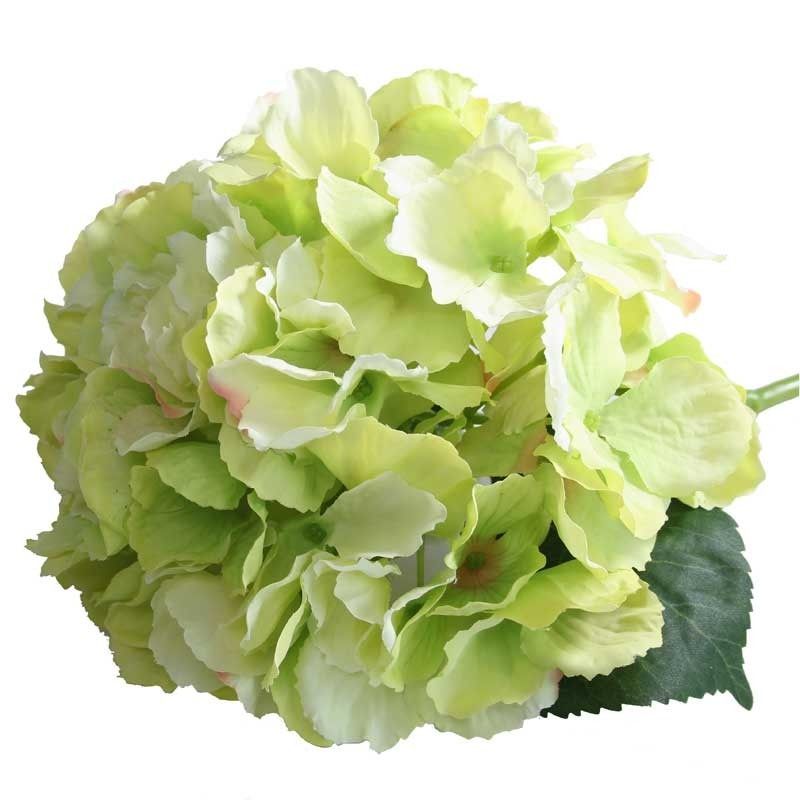 Artificial - Hydrangea - Green