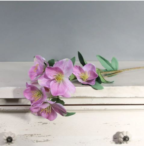 Artificial - Hellebore - Lavender