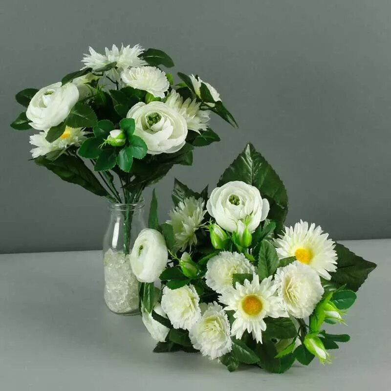 Artificial - Mixed Bouquet - Cream