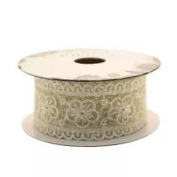 Ribbon - Flower Lace - Cream