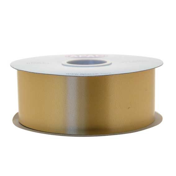 Ribbon - Poly Satin - Gold