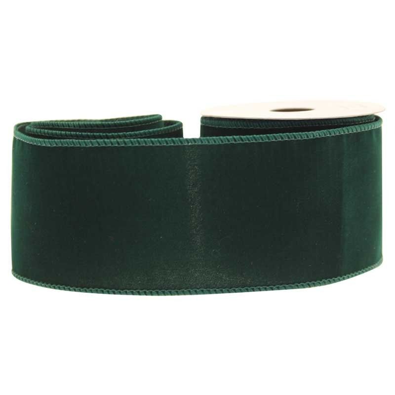 Ribbon - Velvet - Emerald Green