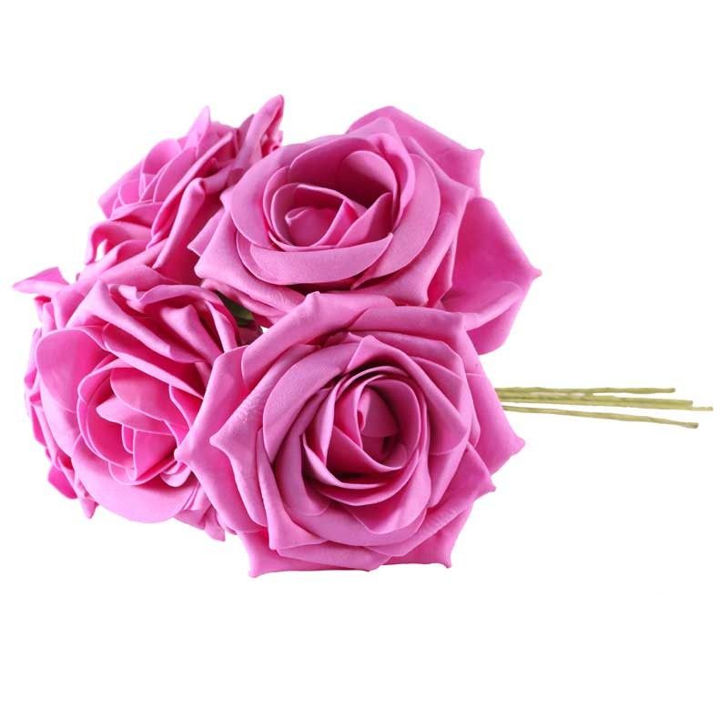 Artificial - Foam Tea Rose - Dusky Pink