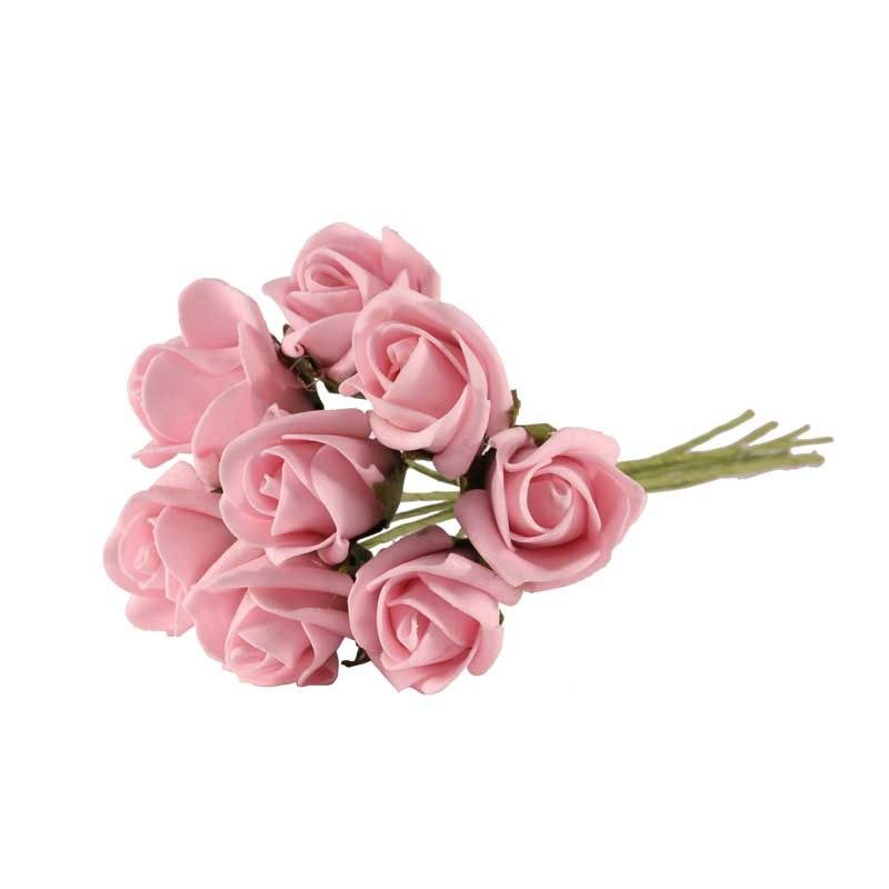 Artificial - Foam Tea Rose - Baby Pink