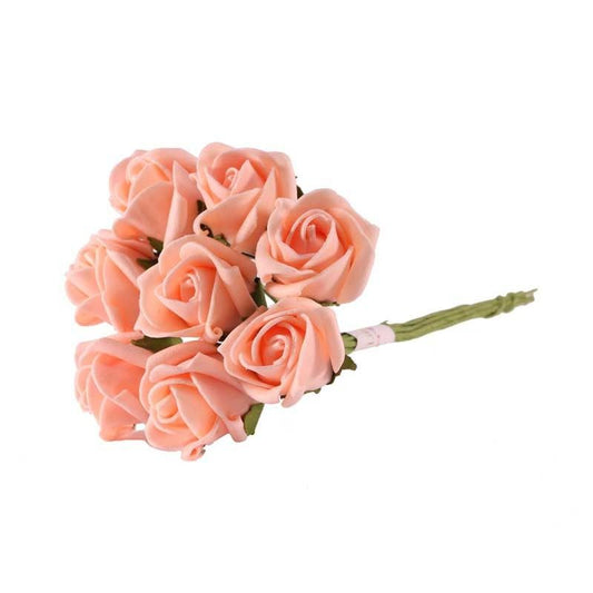 Artificial - Foam Tea Rose - Peach