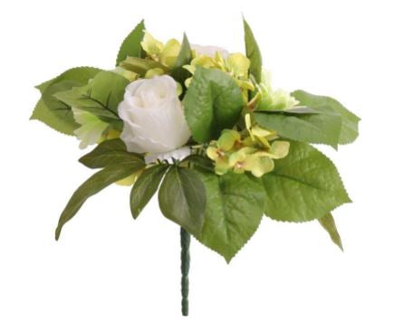 Artificial - Gerbera Bush - Cream