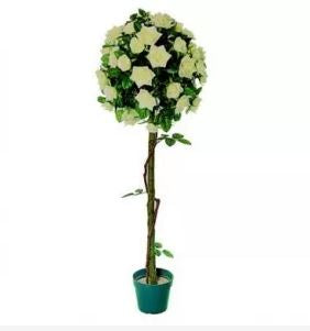 Artificial - Bay Tree with Rose