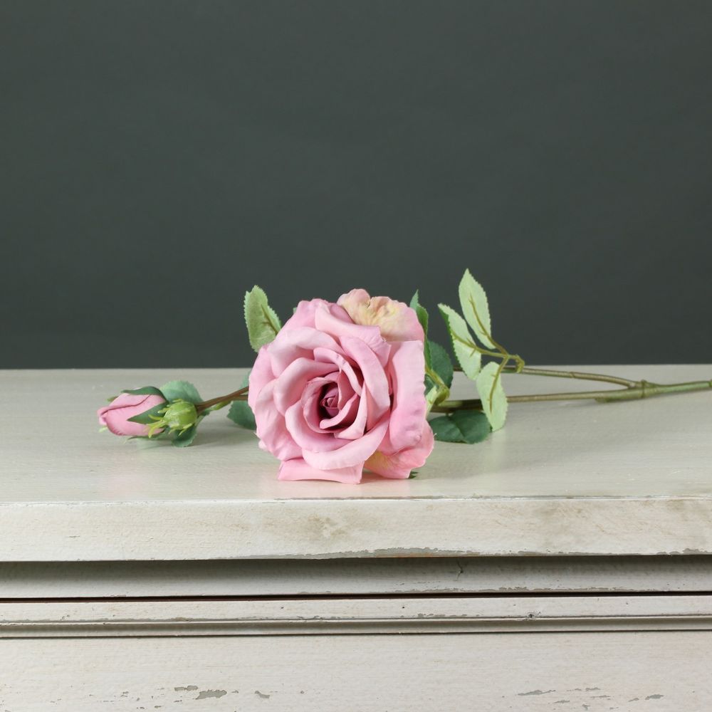 Artificial - Spray Rose - Dark Pink