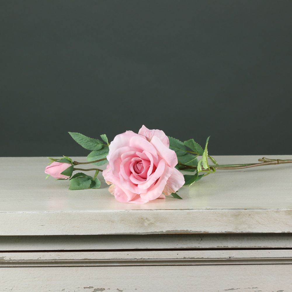 Artificial - Spray Rose - Light Pink