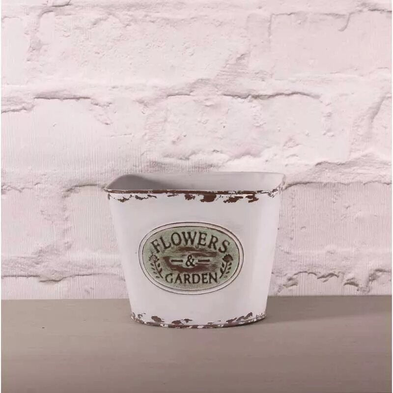 Zince - Square Pot - Vintage