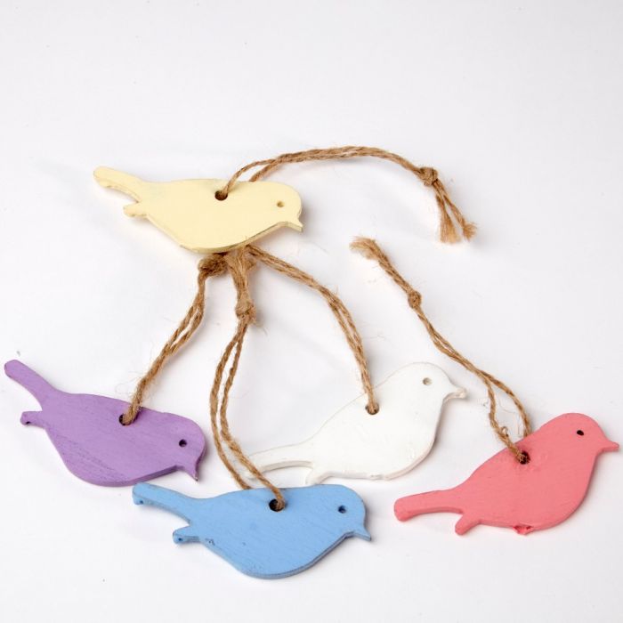 Wooden - Hanging Tags - Birds