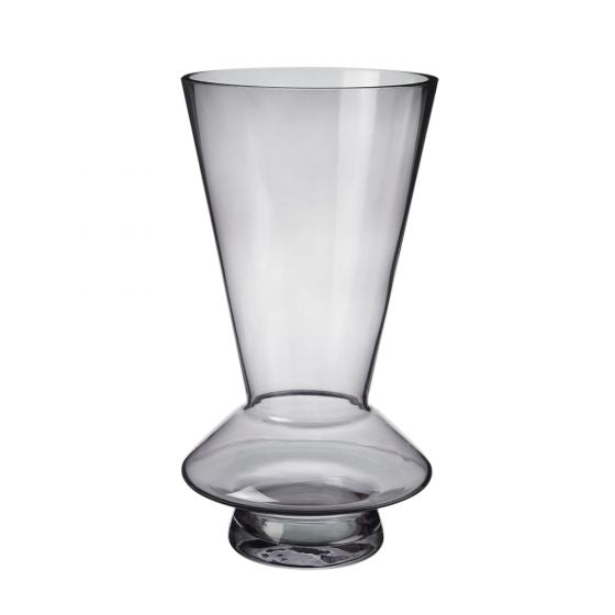 Glass - Levin Vase - Smokey Grey