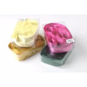 POLY PULL BOW PALE LILAC 5CM