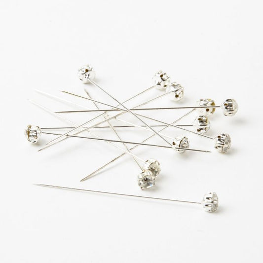 Diamond Pins - Silver