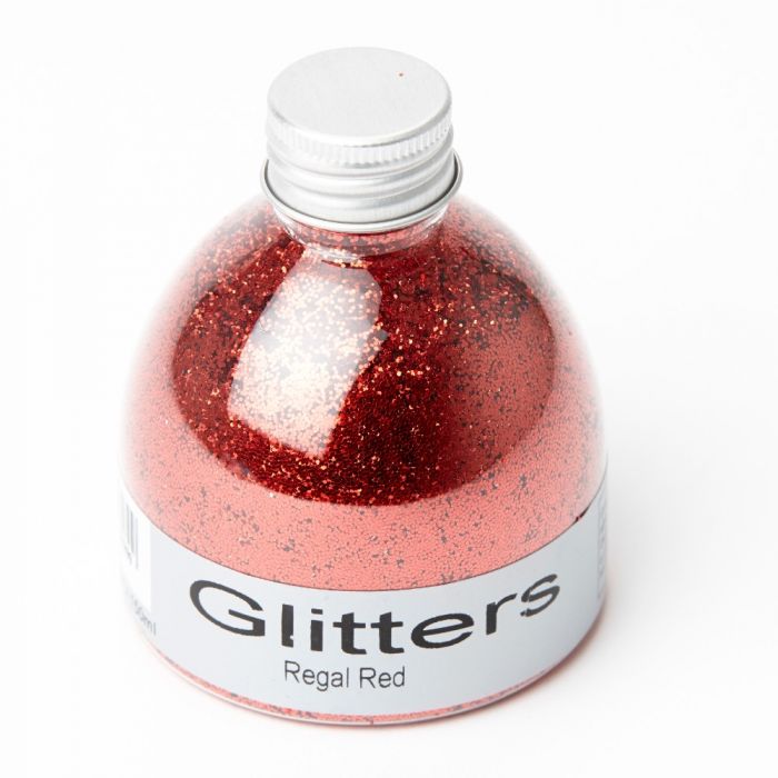 Flower Glitter - Regal Red