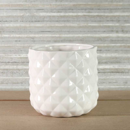 Ceramic - Pineapple - White