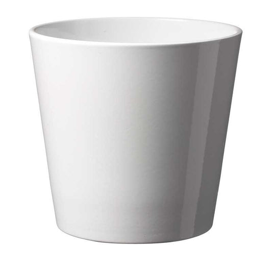Ceramic - Dallas Pot - Shiny White