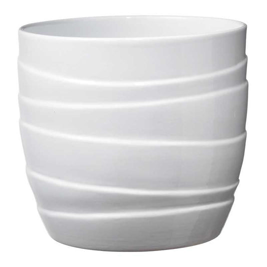 Ceramic - Barletta Pot - Shiny White