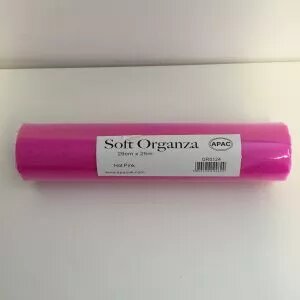 Organza Roll - Hot Pink