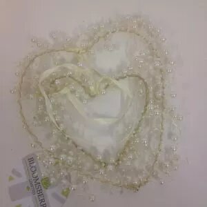 Heart - Pearl Hanging Heart (2)