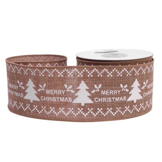 Ribbon - Christmas - Natural