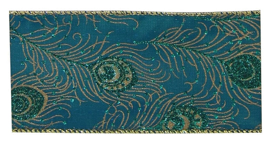 Ribbon - Peacock - Blue