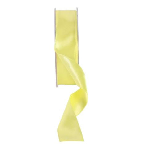Ribbon - Satin - Light Yellow