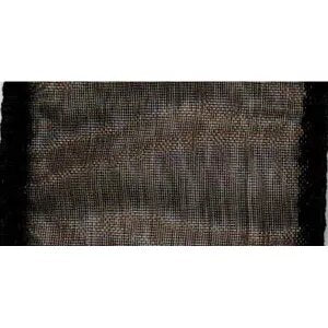 Ribbon - Wired Chiffon - Black