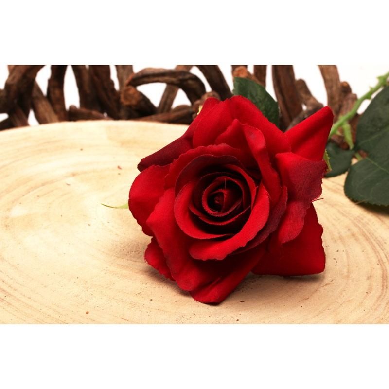 Artificial - Rose - Red