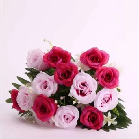 Artificial - Tropical Rose Bush - Beauty