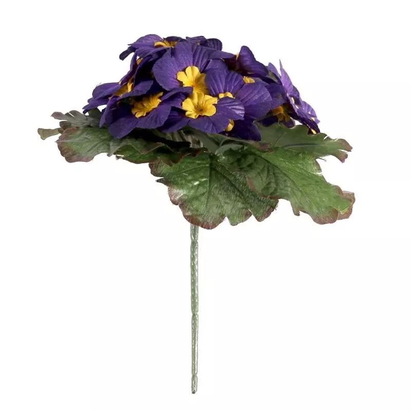 Artificial Primula x 25 Flowers Purple