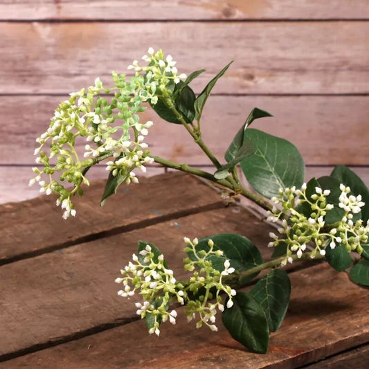 Artificial - Viburnum - Green/White
