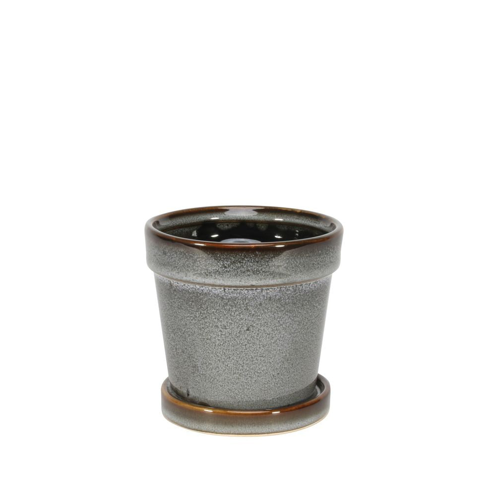 Ceramic - Vintage Pot - Grey Stoneware