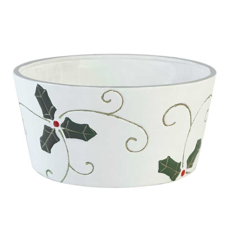 Ceramic - Holly Bowl - White