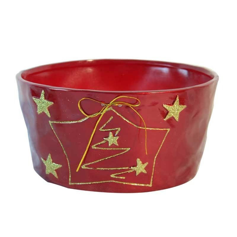 Christmas - Ceramic Tree Bowl - Red