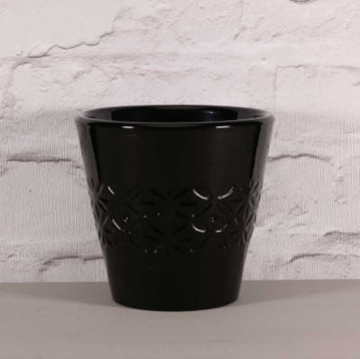 Pot - Ceramic - Black