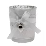 Glass - Candle Holder - White