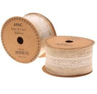 Ribbon - Lace - Natural/White