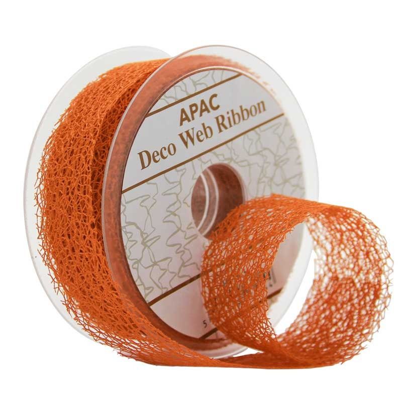 Ribbon - Deco Web - Orange
