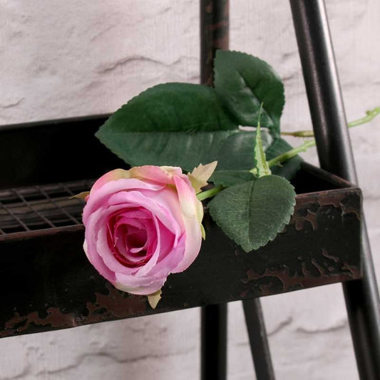 Artificial Flowers - Buckingham Rose - Purple