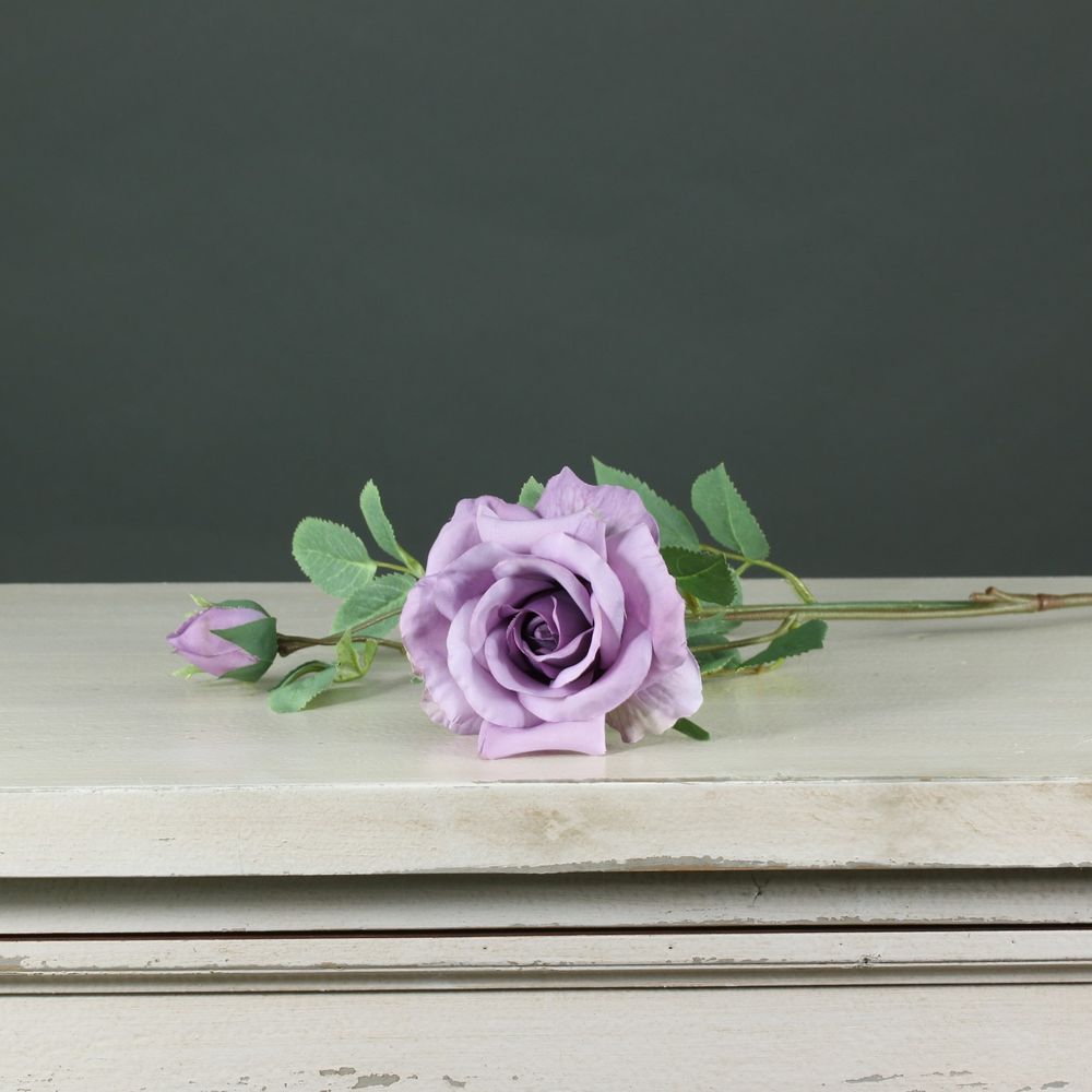 Artificial - Spray Rose - Lavender