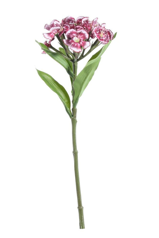 Artificial - Dianthus - Plum