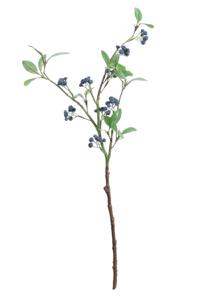 Artificial - Lingonberry Spray - Navy