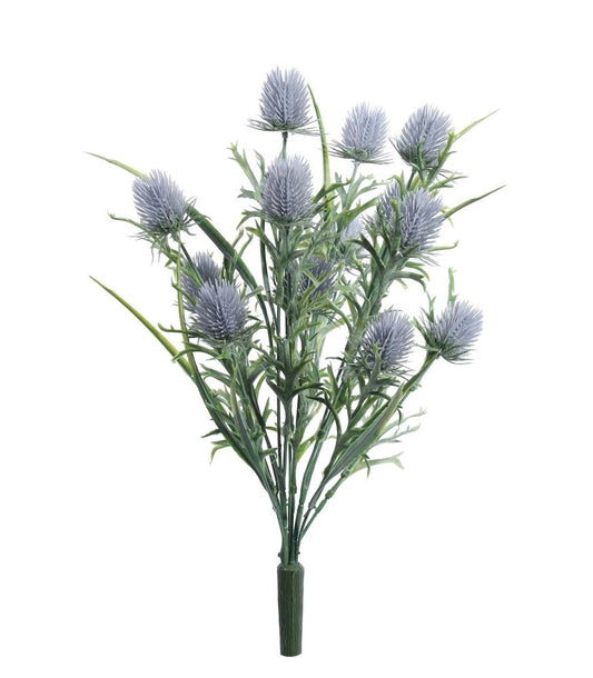 Artificial - Thistle Bush - Blue