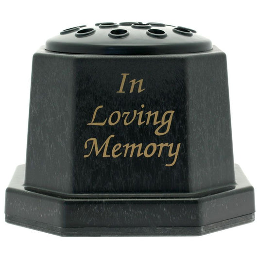 Memorial Vase - Black